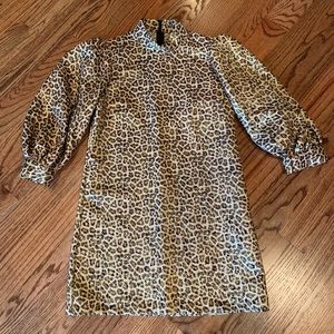 Zara leopard print short dress
